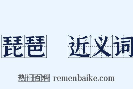 琵琶語近义词是什么意思的图片